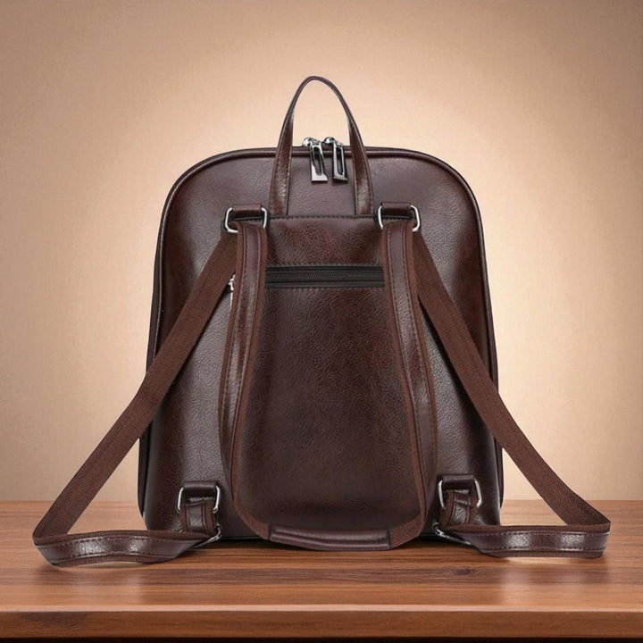 Rucsac clasic cu dublă fermoar – design elegant