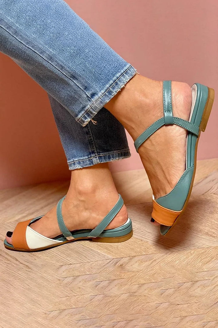 SANDALII COLOR BLOCK