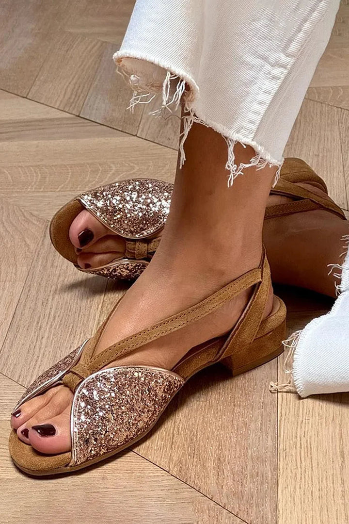 SANDALĂ GLITTER BAS