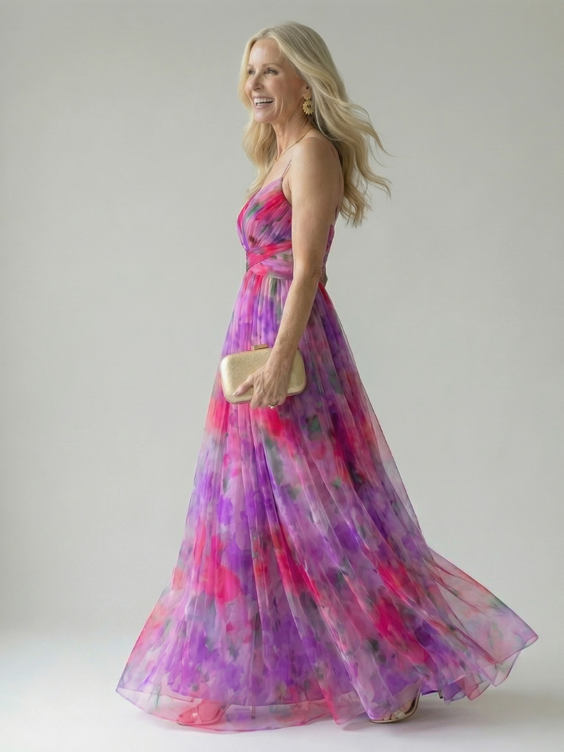 Isel | Rochie Maxi cu Mâneci