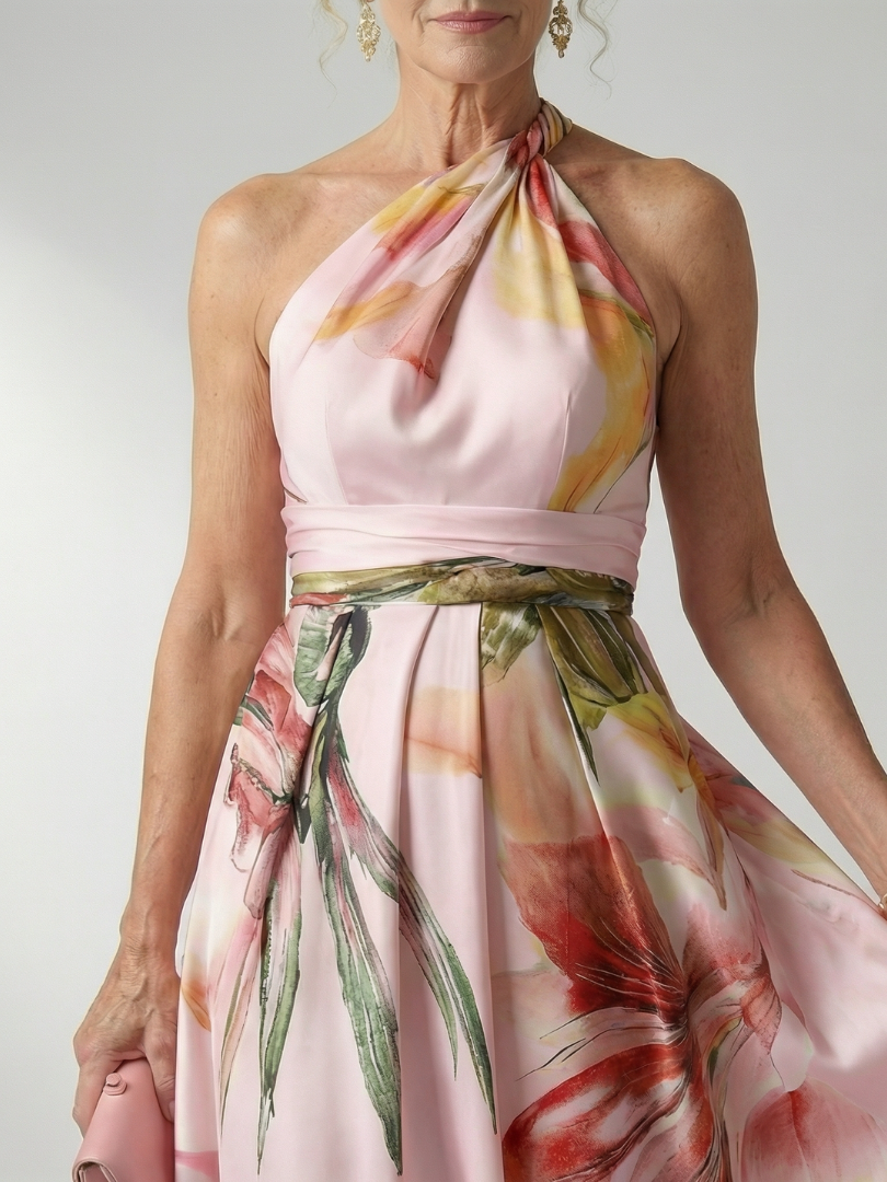 Amiel | Rochie Maxi Florală Ușoară