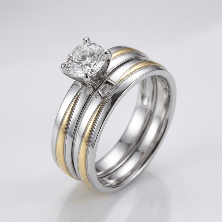 INEL DIN DIAMANT CU DORURI ARGINTII