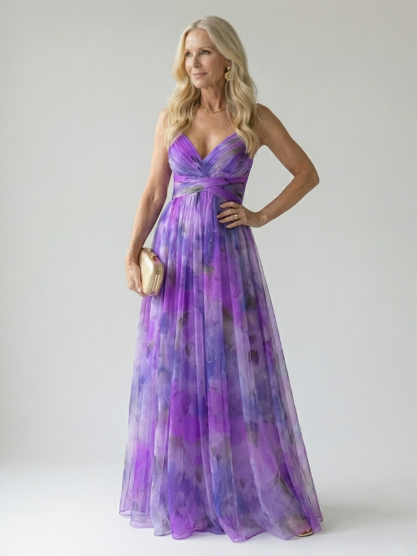 Isel | Rochie Maxi cu Mâneci