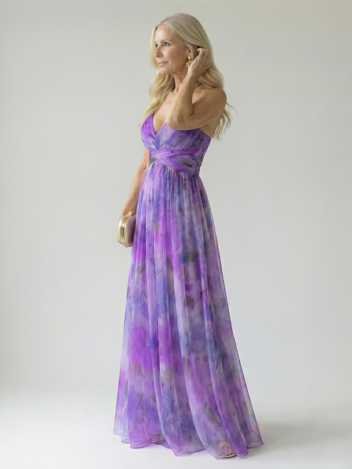 Isel | Rochie Maxi cu Mâneci