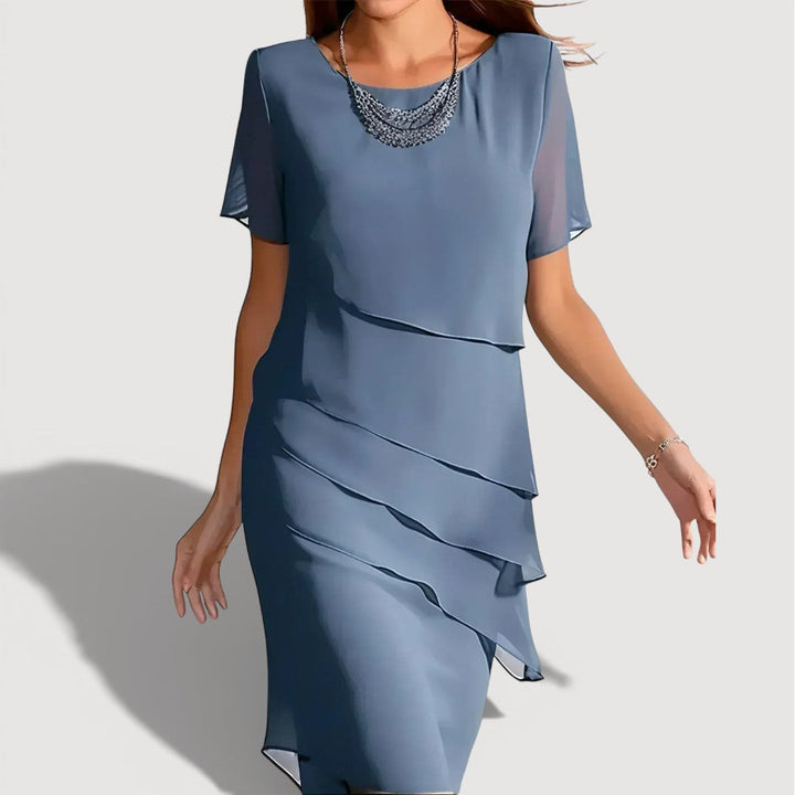 Patricia | Rochie Midi Stratificată