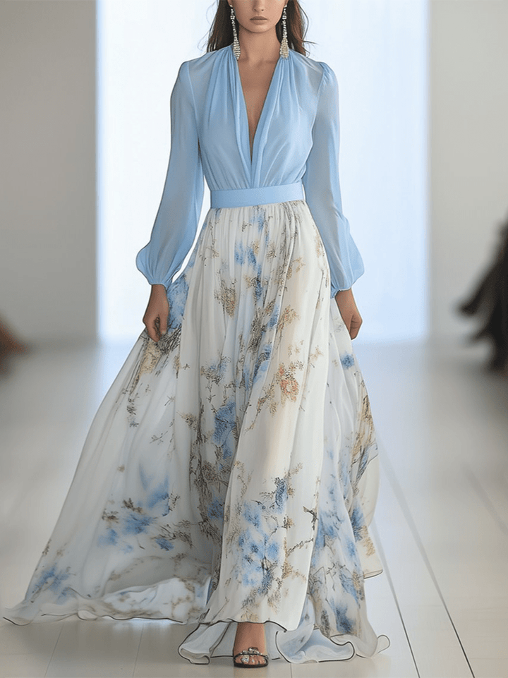 Peniel™ | Rochie Maxi Florală Elegantă