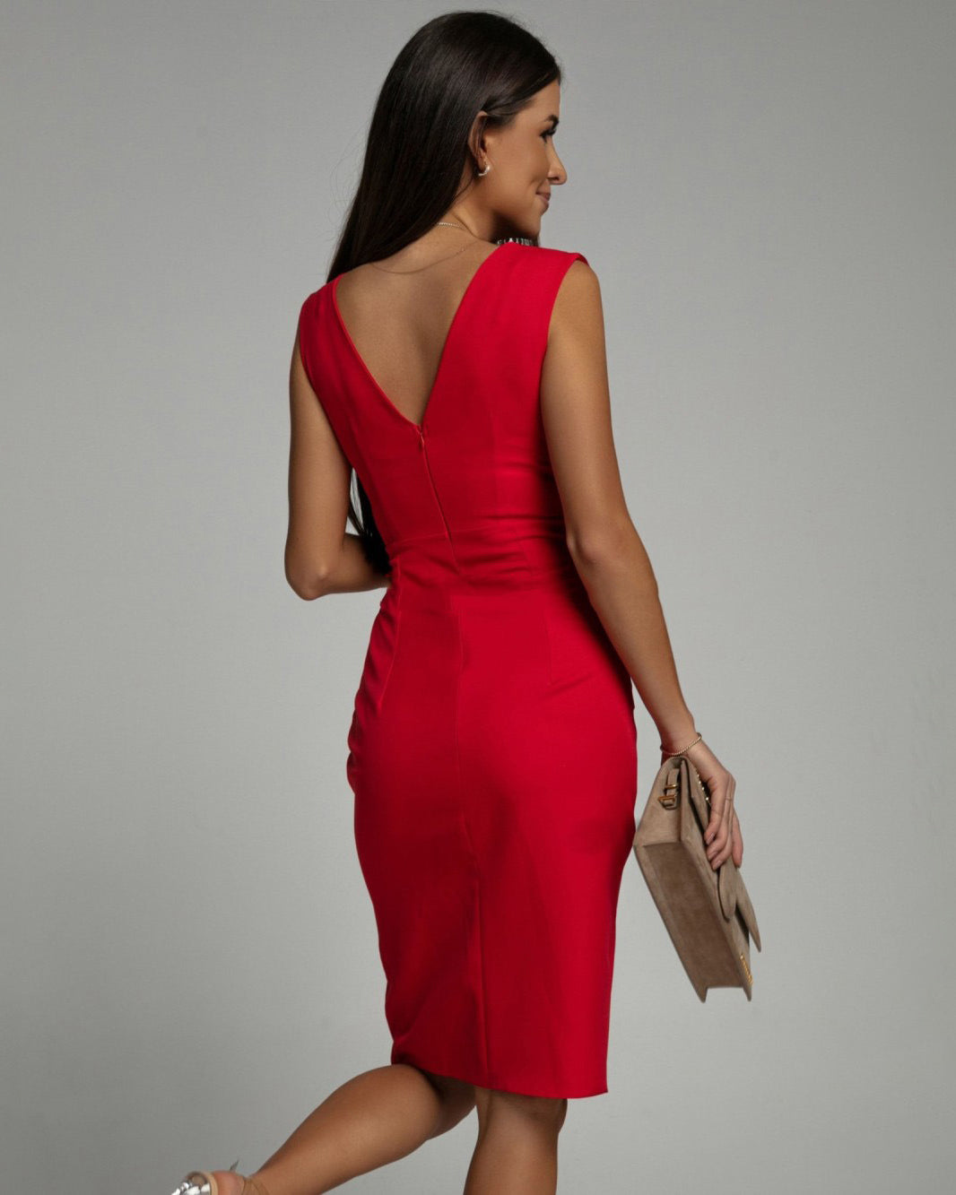 Maud™ | Rochie Elegantă cu Decupaj în Formă de V