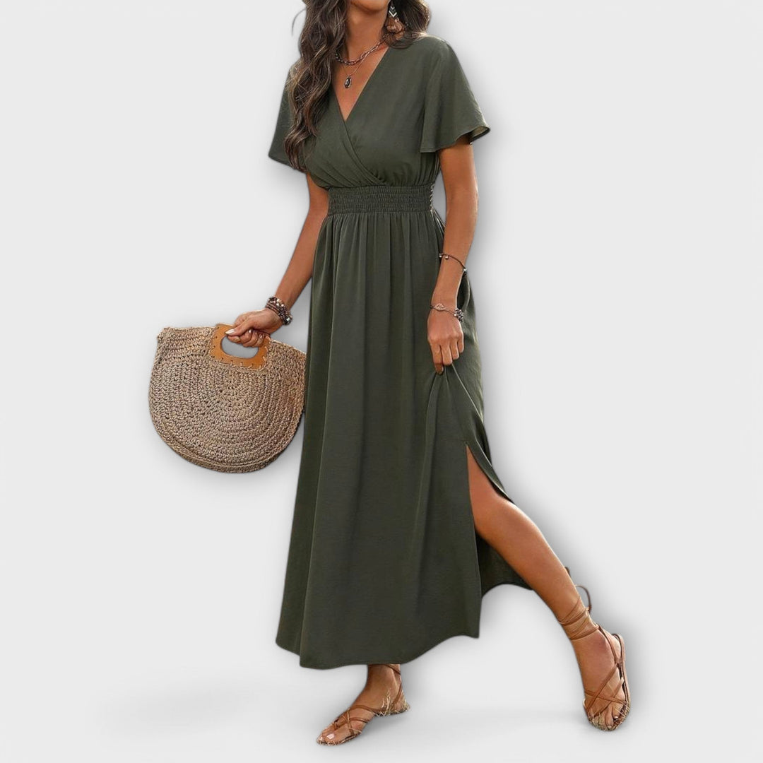 Lily™ | Rochie Elegantă cu Mâneci