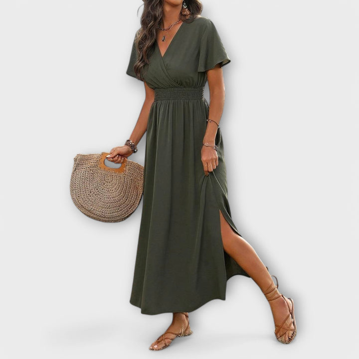 Lily™ | Rochie Elegantă cu Mâneci