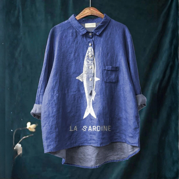 Lily | Tricou Grafic Sardină