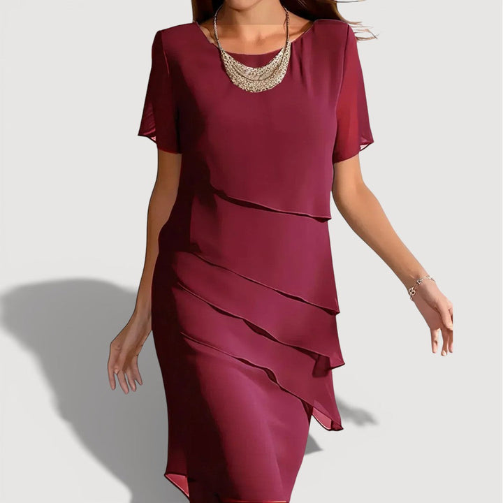 Patricia | Rochie Midi Stratificată
