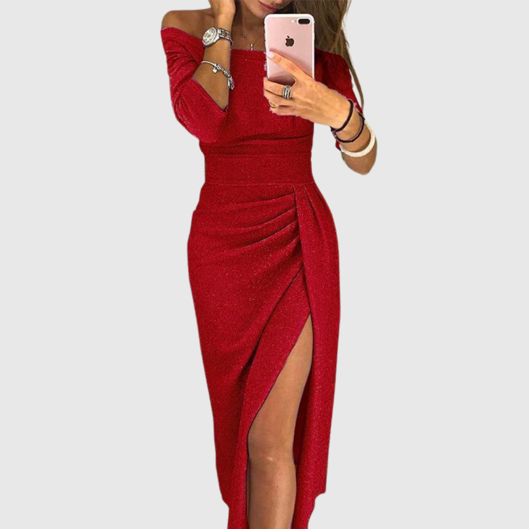 Stella™ | Rochie Maxi cu Guler Halter
