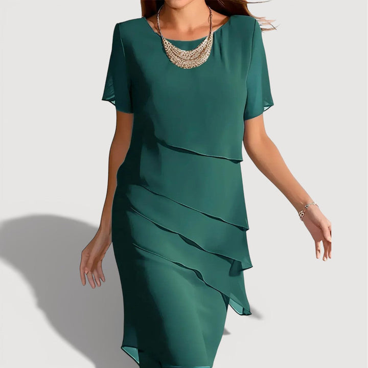 Patricia | Rochie Midi Stratificată