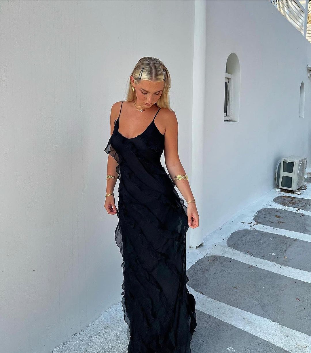 Eila™ | Rochie Maxi cu Volane