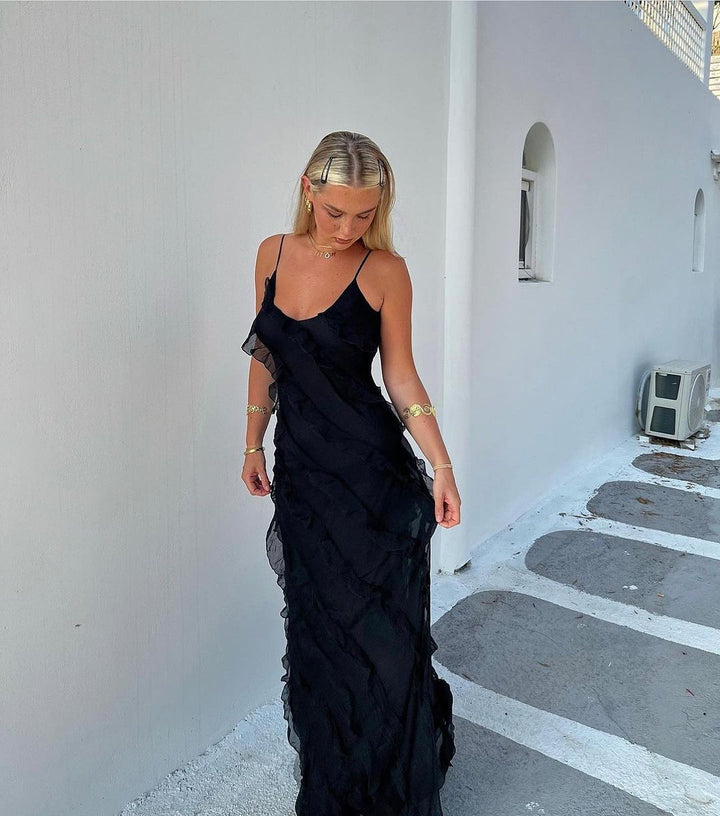 Eila™ | Rochie Maxi cu Volane