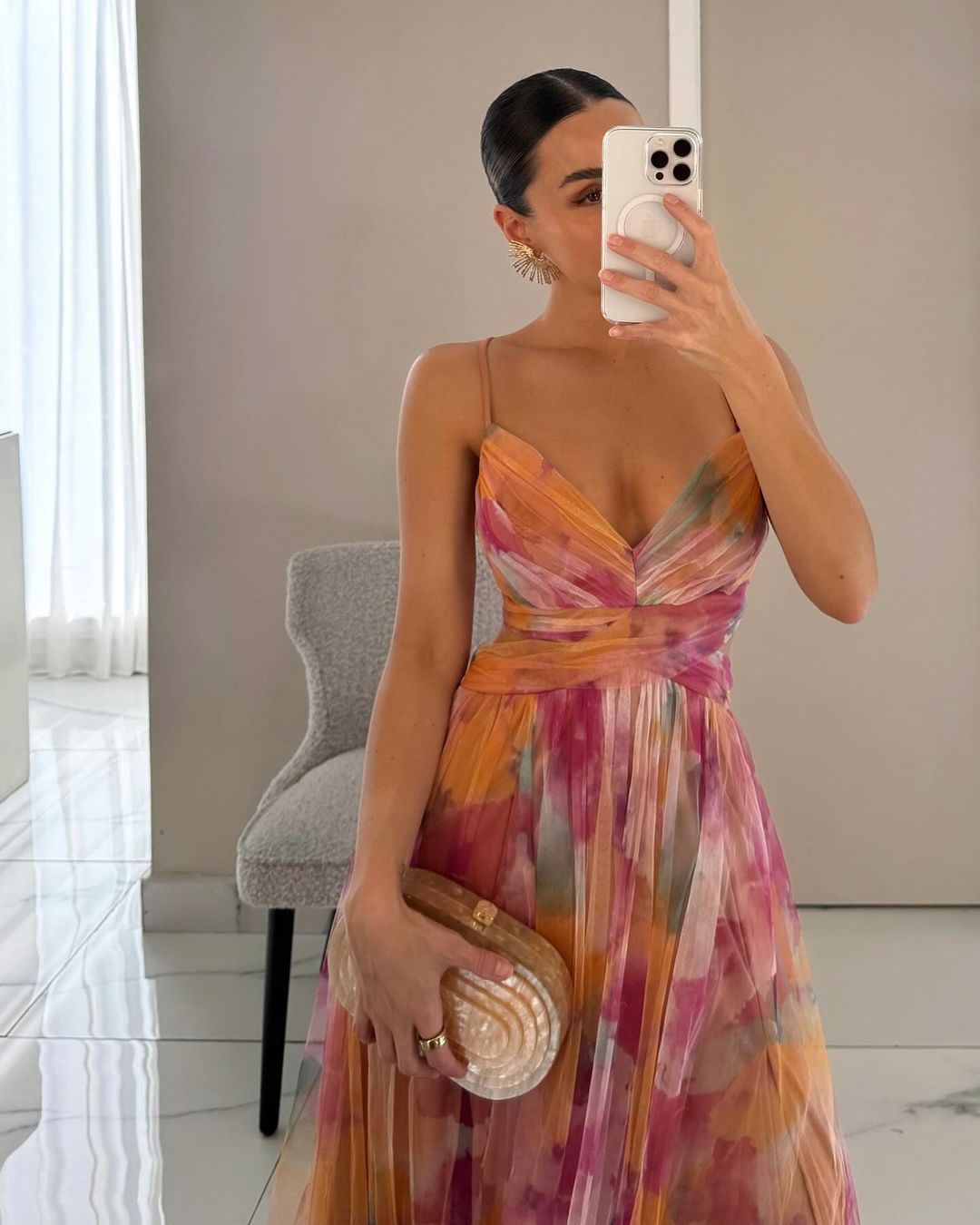 Giselle | Rochie Maxi Incantevole cu Imprimeu Floral
