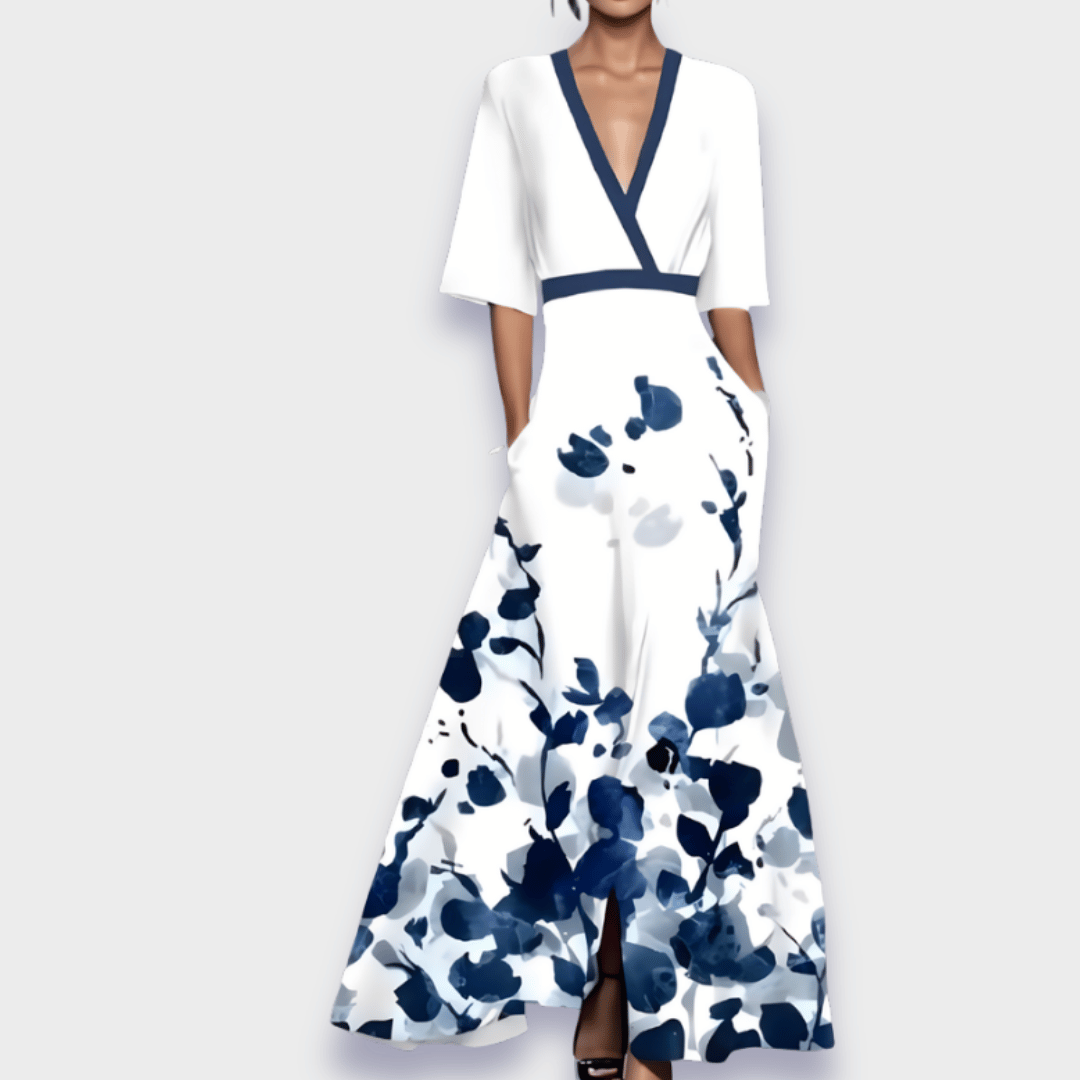 Eliana™ | Rochie Elegantă A-Line cu Flori