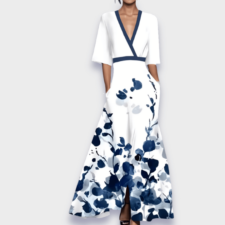 Eliana™ | Rochie Elegantă A-Line cu Flori
