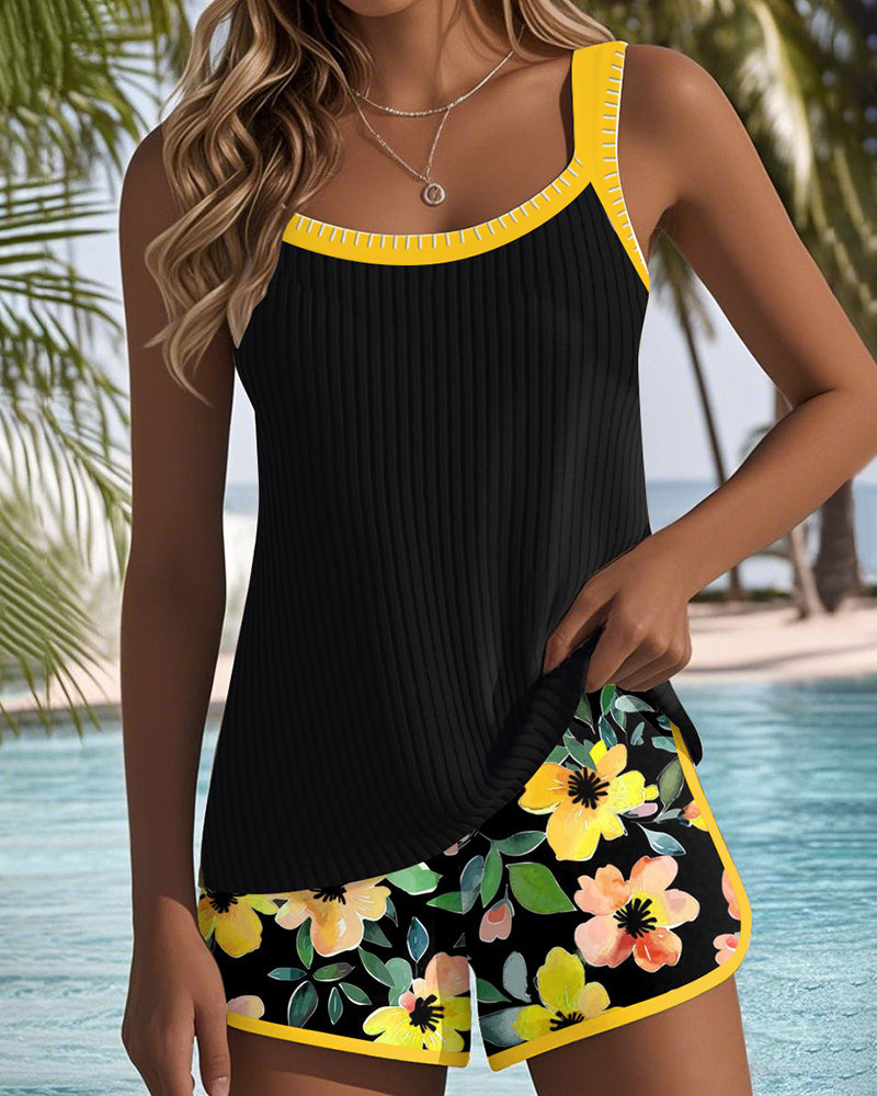 Bloom | Set Tankini Elegant din Două Piese