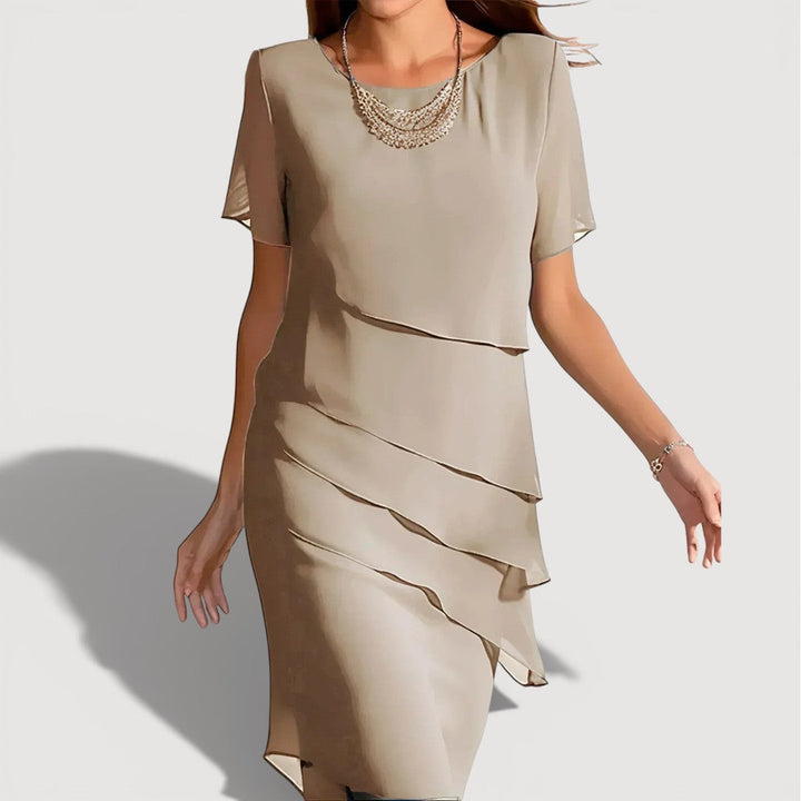 Patricia | Rochie Midi Stratificată