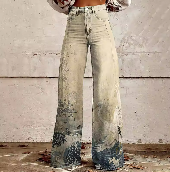 Ondata - Pantaloni Boho Eleganți