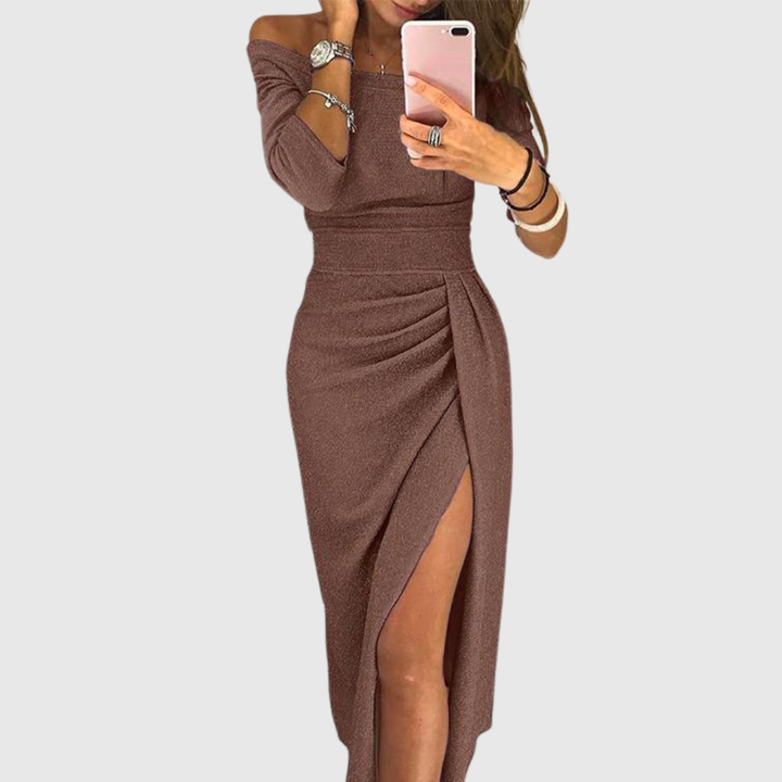 Stella™ | Rochie Maxi cu Guler Halter