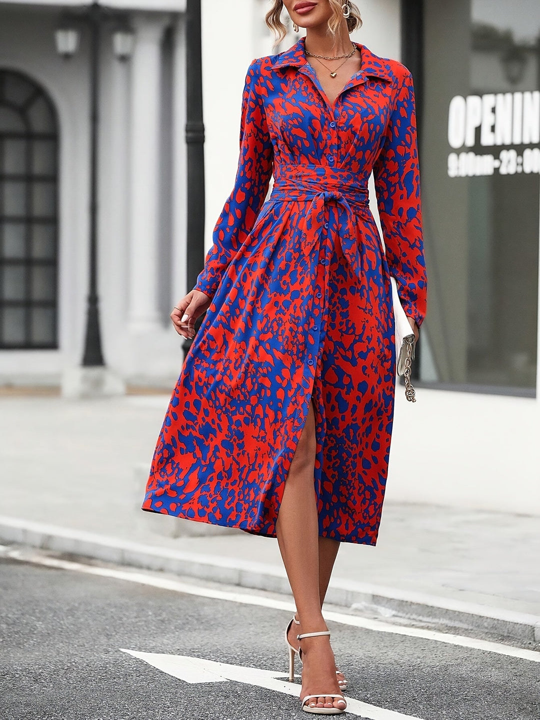 Zafira™ | Rochie Camasa Geometrică