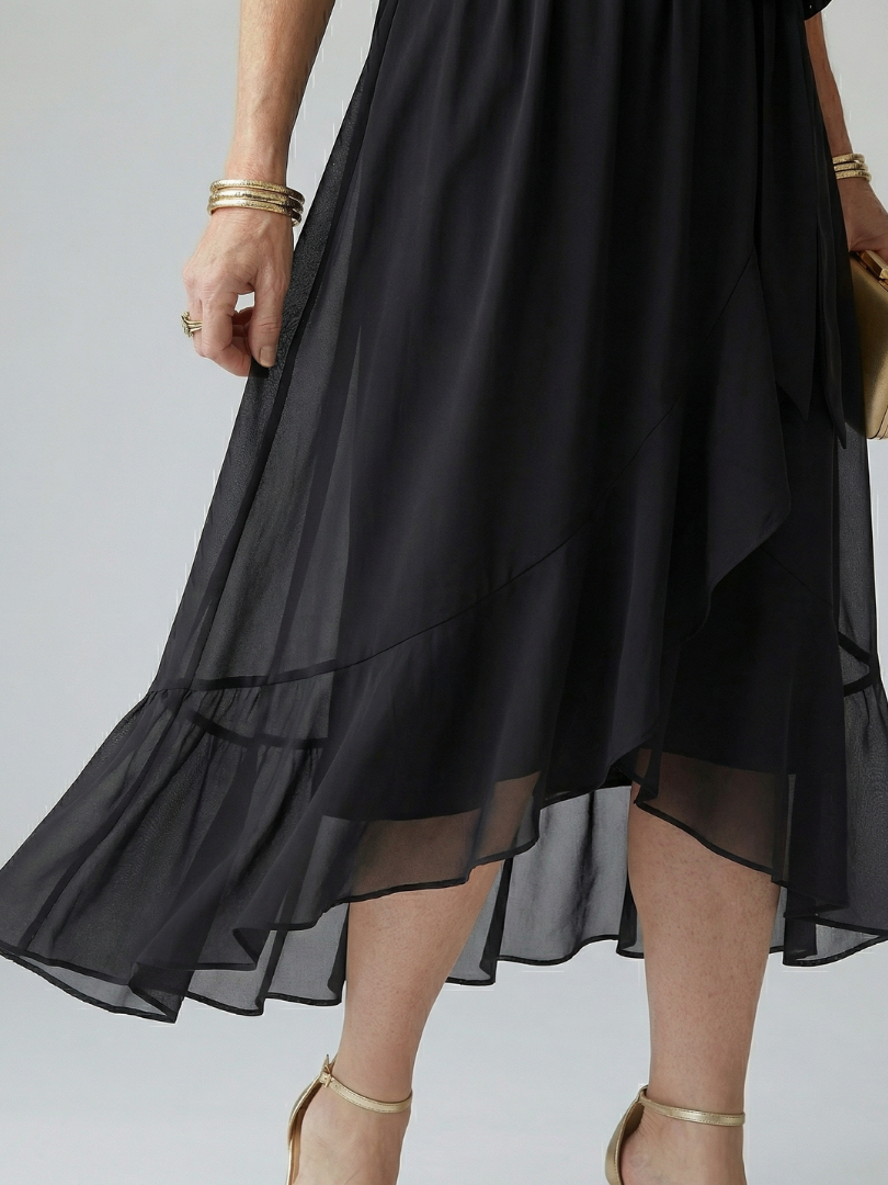 Elric | Rochie Midi cu Drapaj