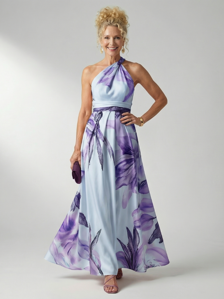 Amiel | Rochie Maxi Florală Ușoară