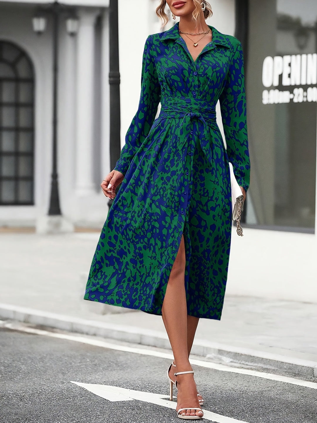 Zafira™ | Rochie Camasa Geometrică