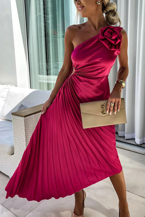 Eya™ | Rochie Maxi Elegantă cu Un Umăr