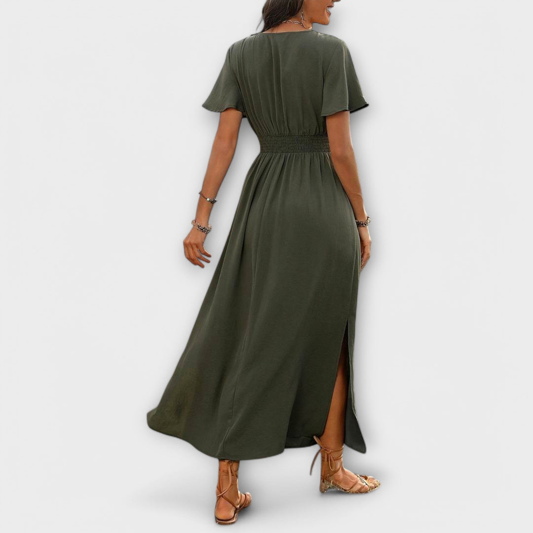 Lily™ | Rochie Elegantă cu Mâneci