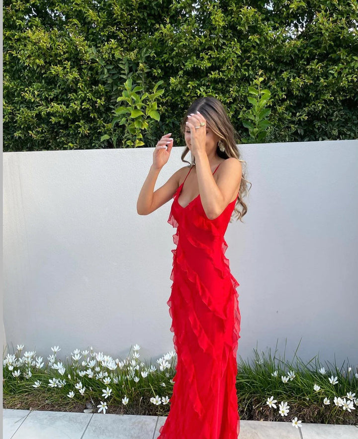 Eila™ | Rochie Maxi cu Volane