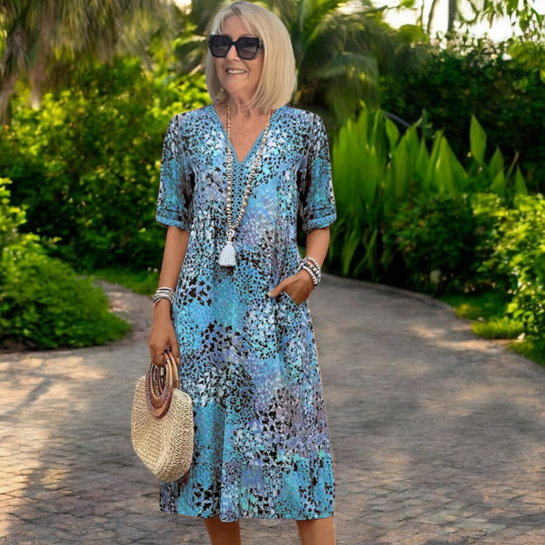 Zara™ | Rochie Flattering Inspirată de Stil Boho