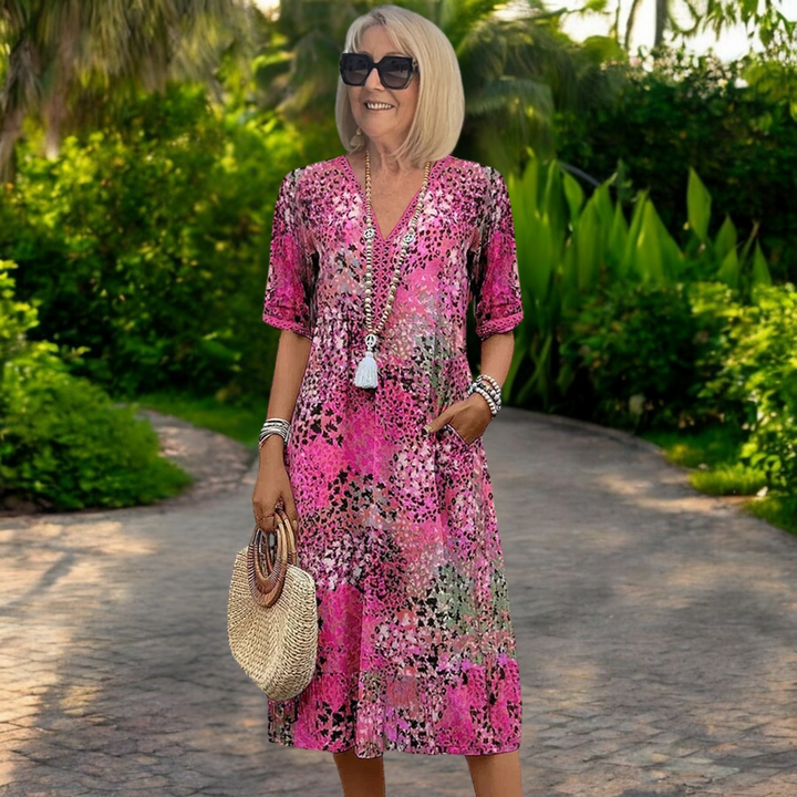 Zara™ | Rochie Flattering Inspirată de Stil Boho