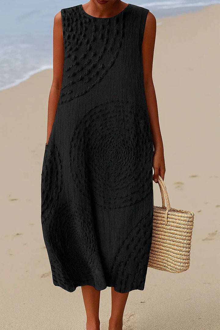 ELARA™ | ROCHIE CASUAL CU IMPRESIE MOULINÉ