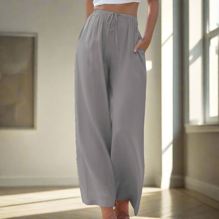 Liam | Pantaloni de vară cu picioare largi