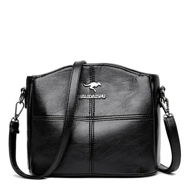 Geantă Elegantă Tote și Crossbody din Piele Brodată pentru Femei