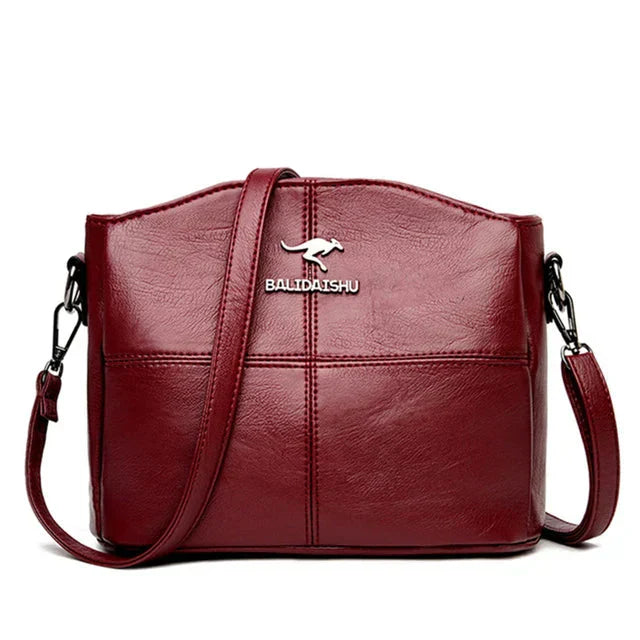 Geantă Elegantă Tote și Crossbody din Piele Brodată pentru Femei
