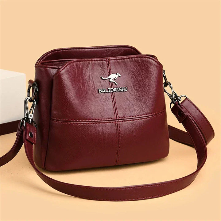 Geantă Elegantă Tote și Crossbody din Piele Brodată pentru Femei