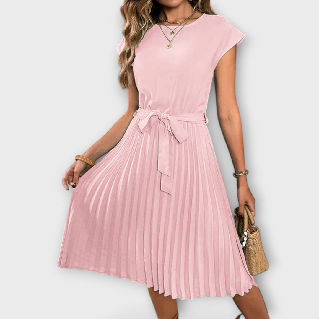 Shira™ | Rochie Midi Plisată de Vară