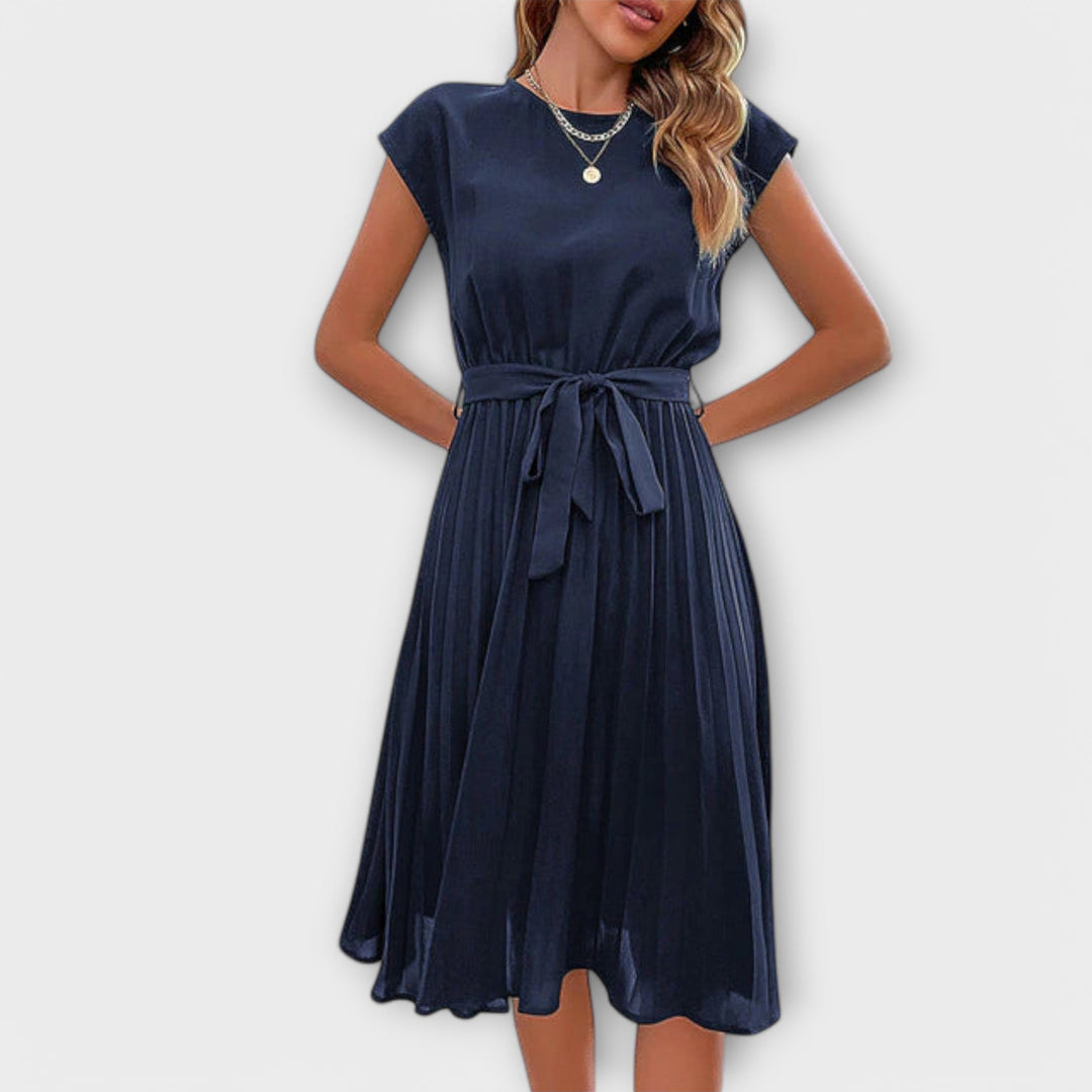 Shira™ | Rochie Midi Plisată de Vară