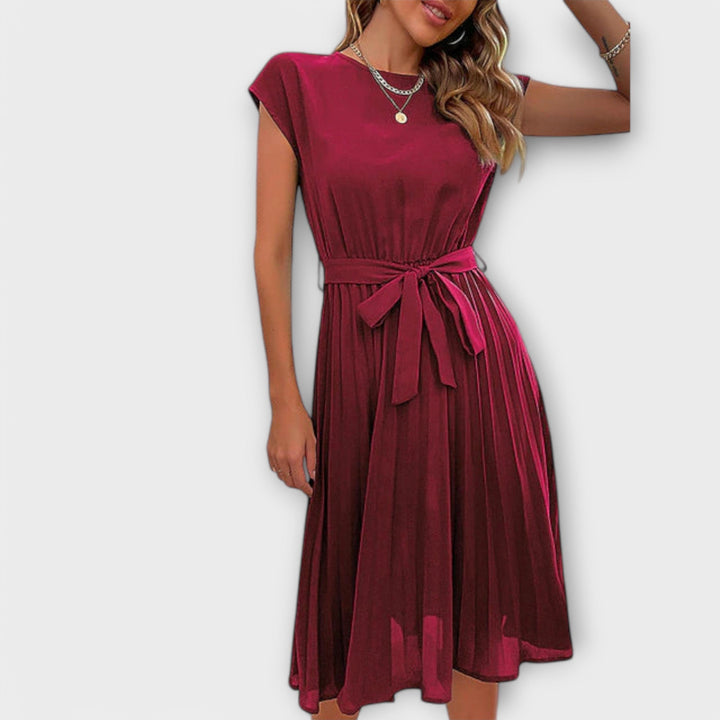 Shira™ | Rochie Midi Plisată de Vară