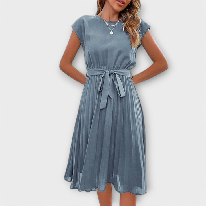 Shira™ | Rochie Midi Plisată de Vară
