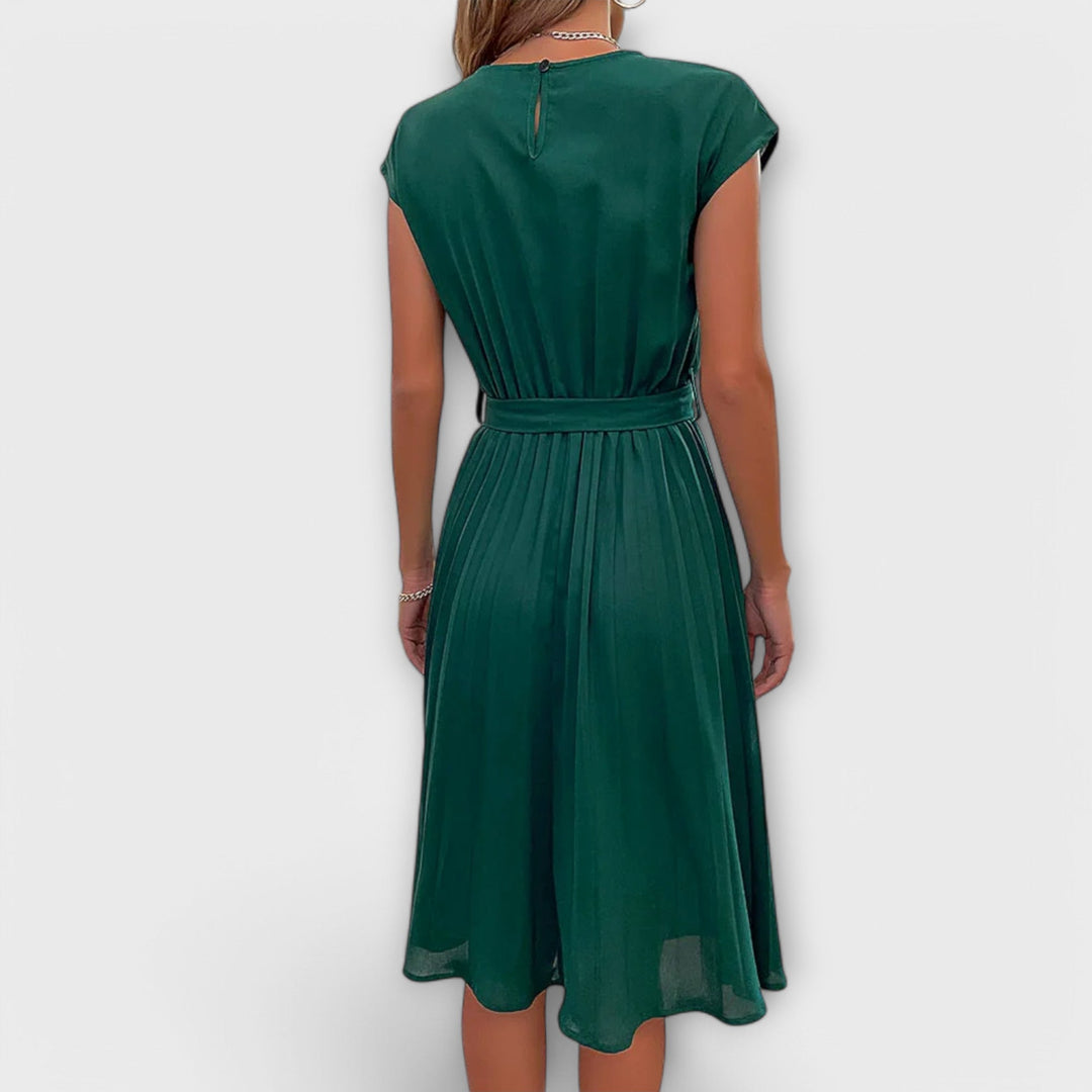 Shira™ | Rochie Midi Plisată de Vară