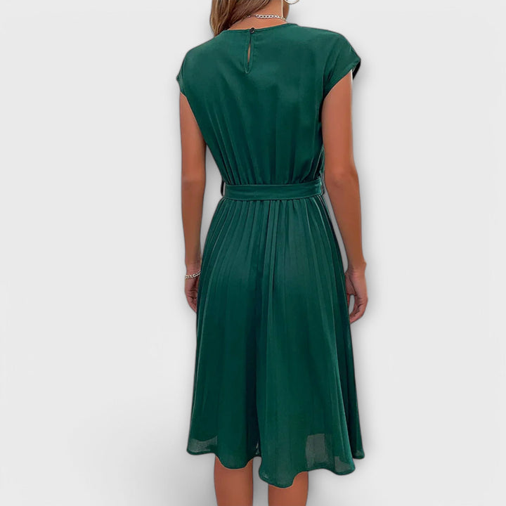 Shira™ | Rochie Midi Plisată de Vară