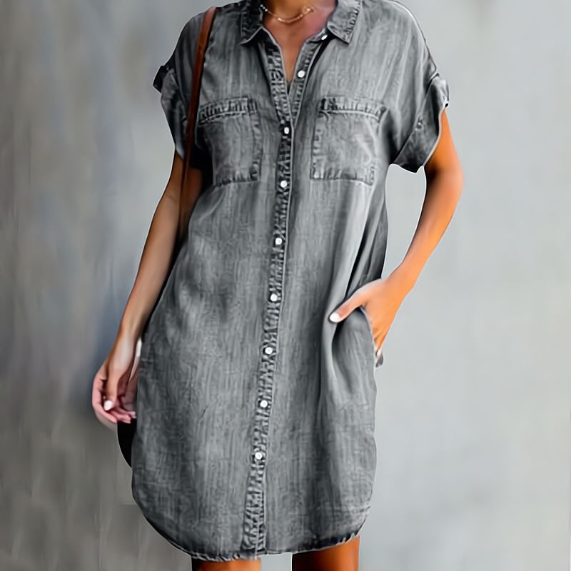 Helen | Rochie cu Guler și Butoni