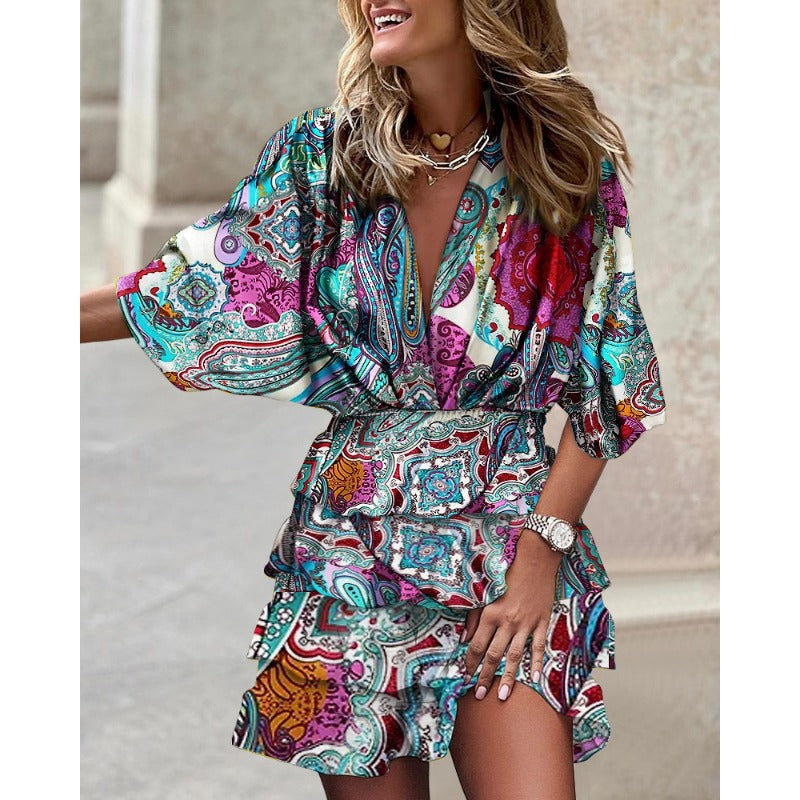 Zachi™ | Rochie Midi Florală