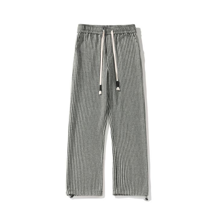 XAVIERA – PANTALONI DE SURVÊTEMENT RELAXAȚI ÎN CHEVRON MODERN