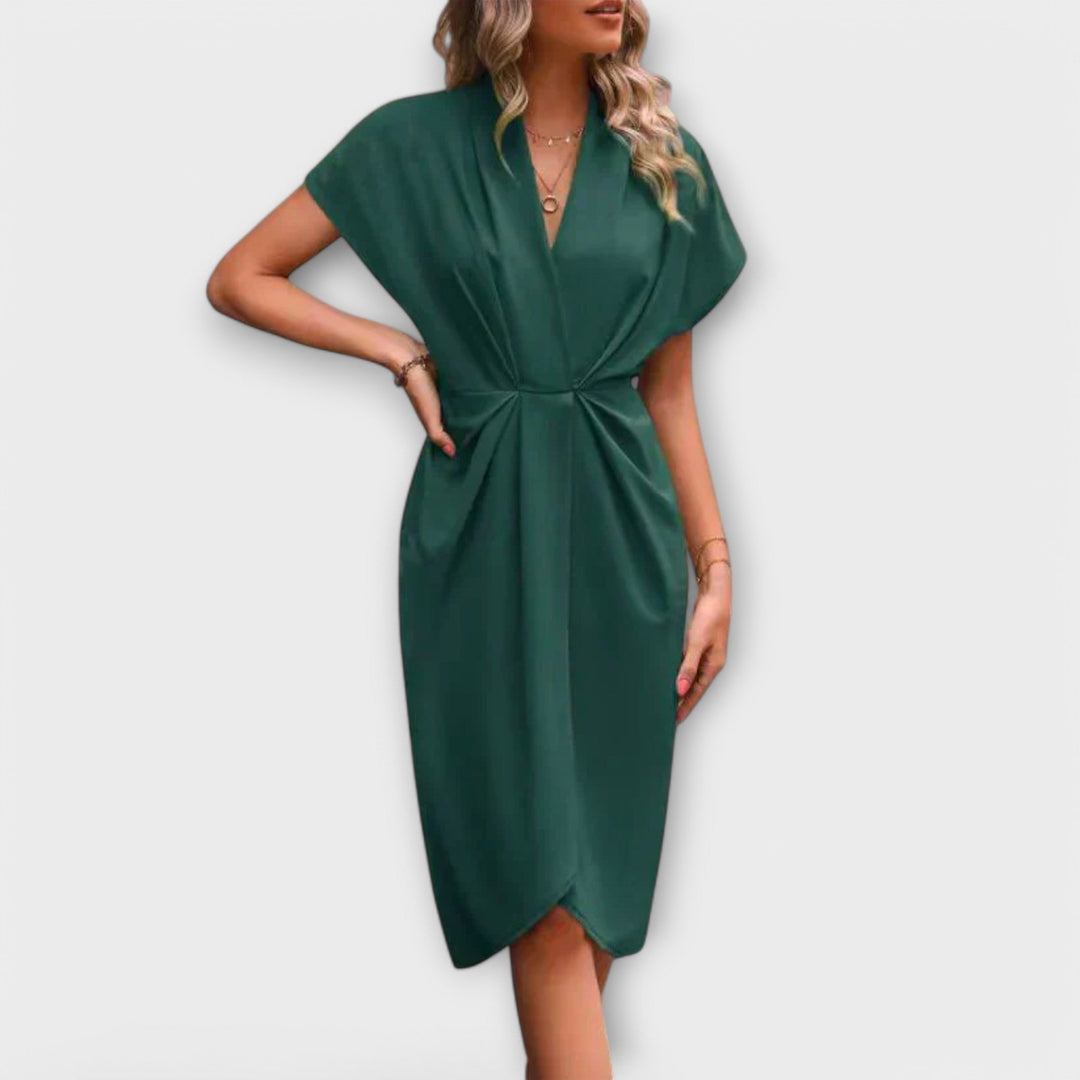 Dana™ | Rochie midi cu fundă